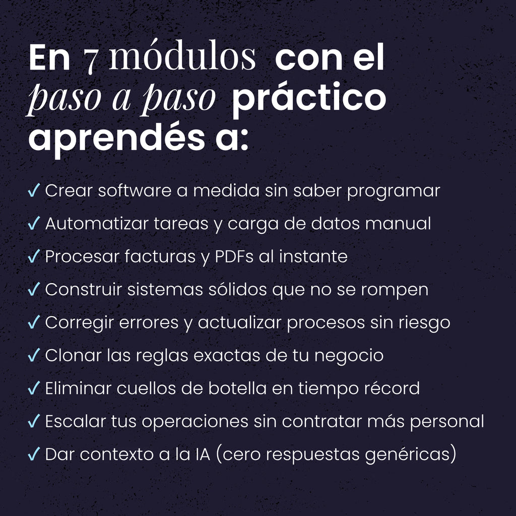 Curso de Automatización de Procesos con IA para Empresas y Emprendedores